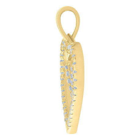 925 Sterling Silver Pendant "V"