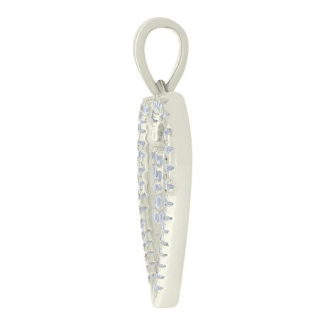 925 Sterling Silver Pendant "X"