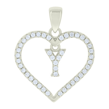 925 Sterling Silver Pendant "Y"