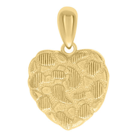 925 Sterling Silver Nugget Pendant