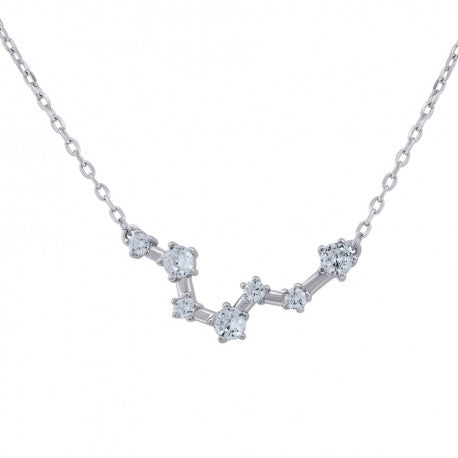 925 Sterling Silver Pisces 18" Necklace
