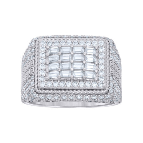 925 Sterling Silver R:1.57Ctw, B:0.91Ctw Moissanit