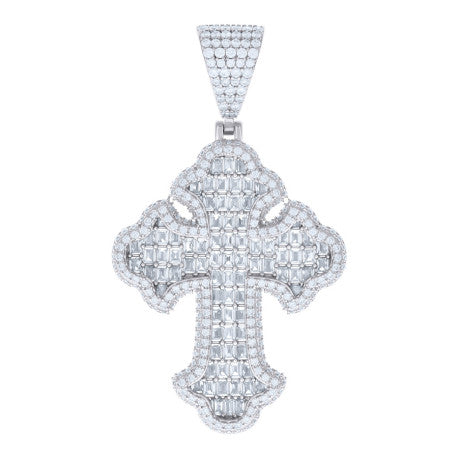 925 Sterling Silver R:3.69Ctw, B:6.79Ctw Moissanit