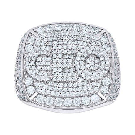 925 Sterling Silver R:3.86Ctw ,B:0.58Ctw Moissanite