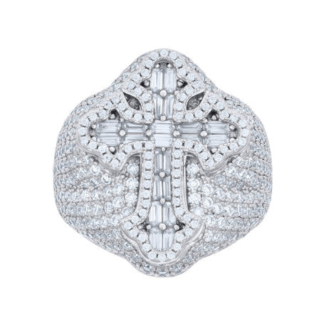 925 Sterling Silver R:4.67Ctw, B:1.36Ctw Moissanit
