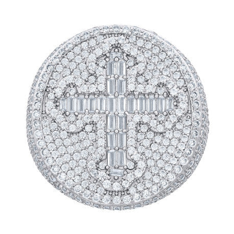 925 Sterling Silver R:4.88Ctw,B:0.83Ctw Moissanite