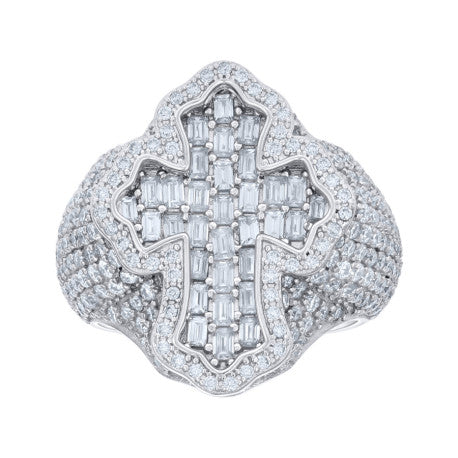 925 Sterling Silver R:5.28Ctw, B:1.81Ctw Moissanit