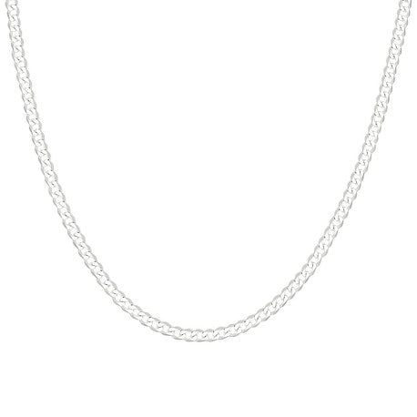 925 Sterling Silver Solid Classic Cuban Chain Silver 100 4mm