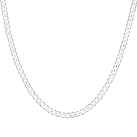 925 Sterling Silver Solid Classic Cuban Chain Silver 120 5mm