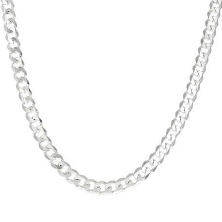 925 Sterling Silver Solid Classic Cuban Chain Silver 200 8mm