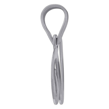 925 Sterling Silver "V" Initial Pendant
