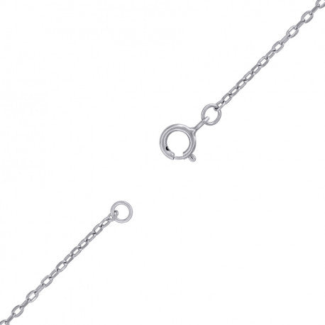 925 Sterling Silver Virgo 18" Necklace
