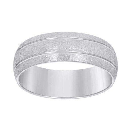 925 Sterling Silver Wedding Band 7mm S8-S14