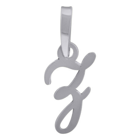 925 Sterling Silver "Z" Initial Pendant
