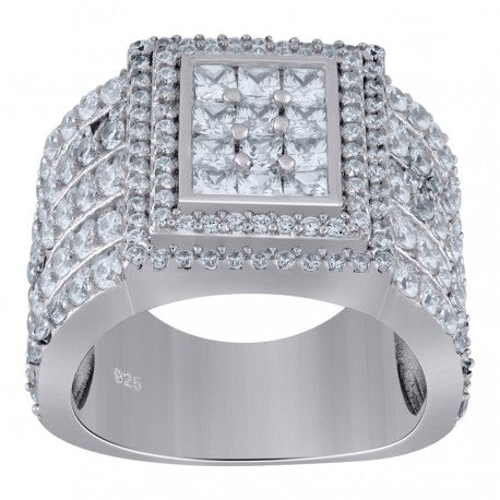 925 Sterling Silvr CZ Ring S7-S12