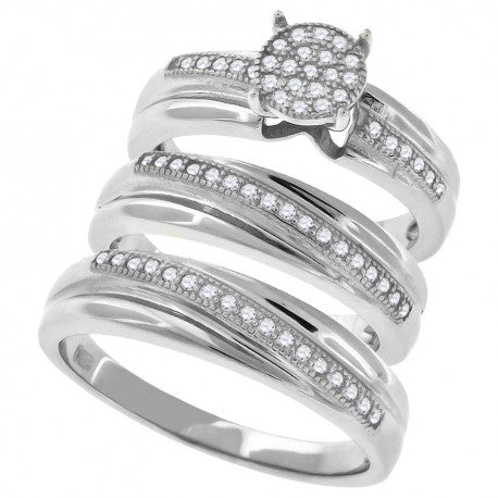 925 Sterling Sivler CZ Ring S6-S11