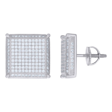 925 White-Cz Earrings