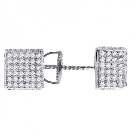925 White-Cz Earrings