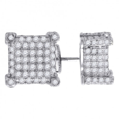 925 White-Cz Earrings