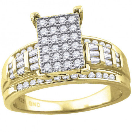 925Cz Cinderella Ring