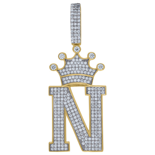 925-Silver Pendant "N" Initial