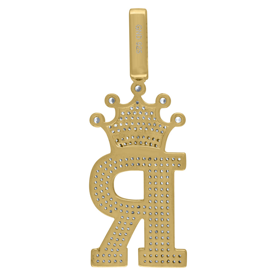 925-Silver Pendant "R" Initial