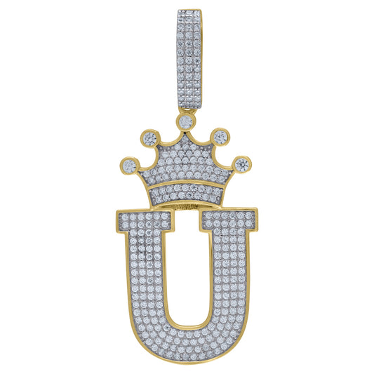 925-Silver Pendant "U" Initial