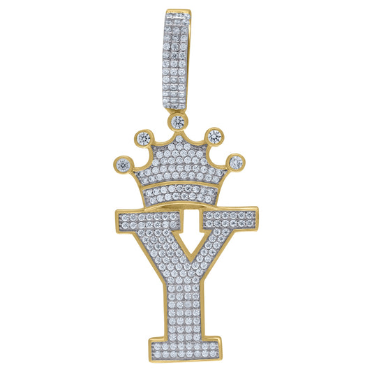925-Silver Pendant "Y" Initial