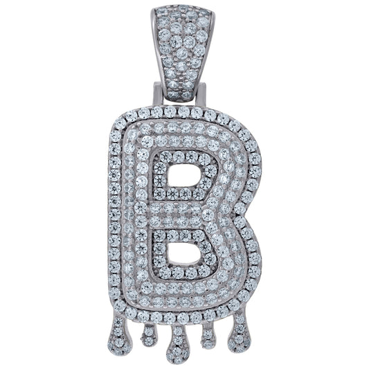 925-Silver Pendant "B" Initial