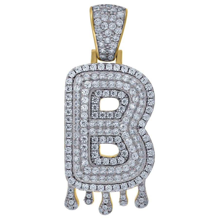 925-Silver Pendant "B" Initial