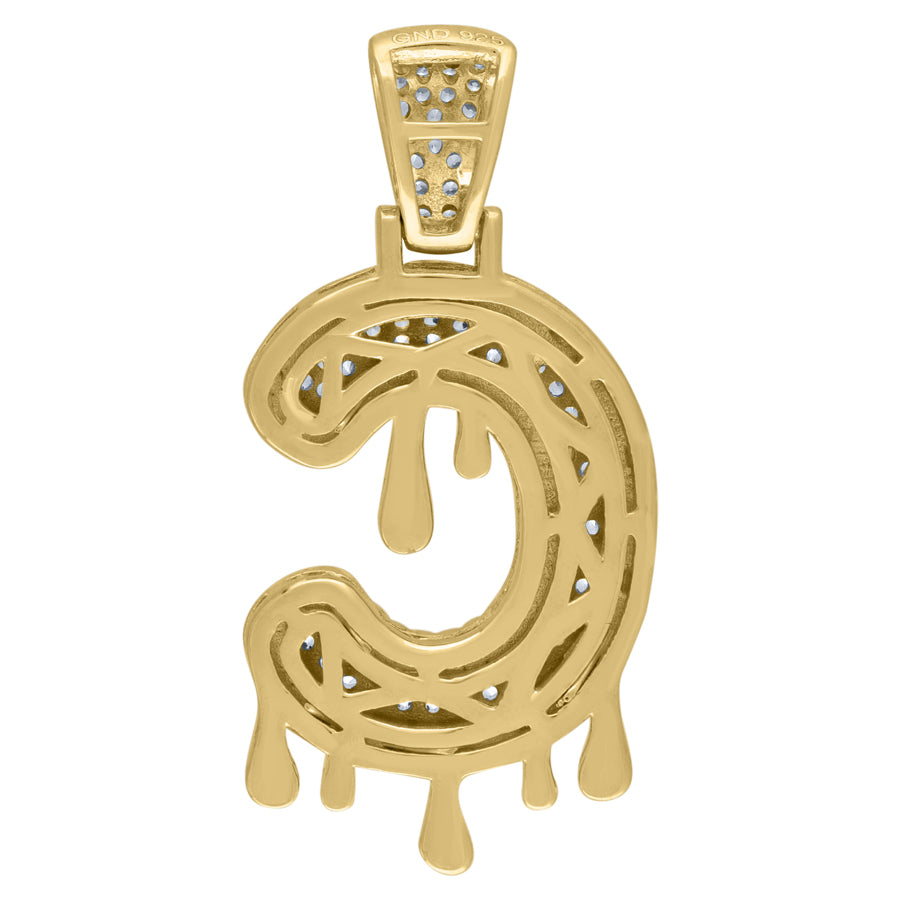 925-Silver Pendant "C" Initial
