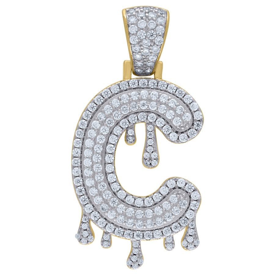925-Silver Pendant "C" Initial