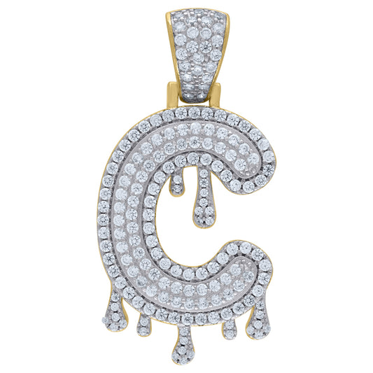925-Silver Pendant "C" Initial