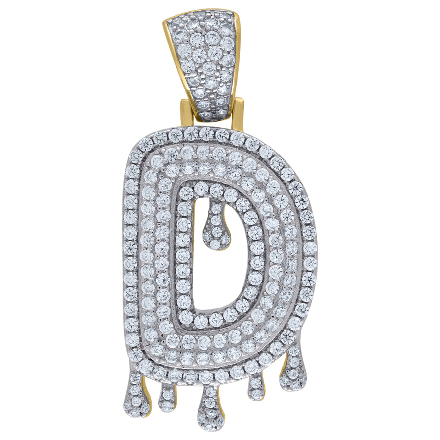 925-Silver Pendant "D" Initial
