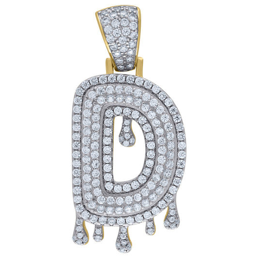 925-Silver Pendant "D" Initial