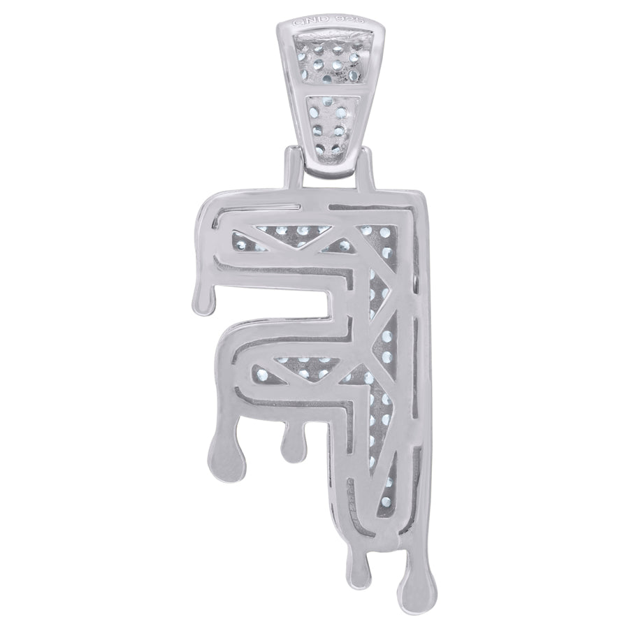 925-Silver Pendant "F" Initial
