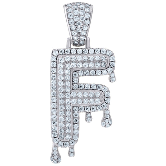 925-Silver Pendant "F" Initial