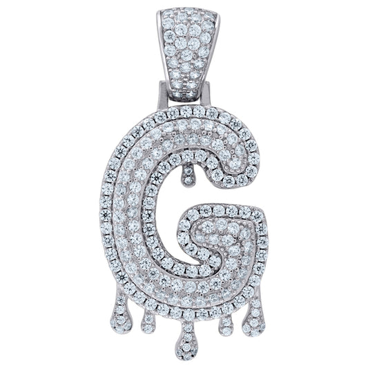 925-Silver Pendant "G" Initial