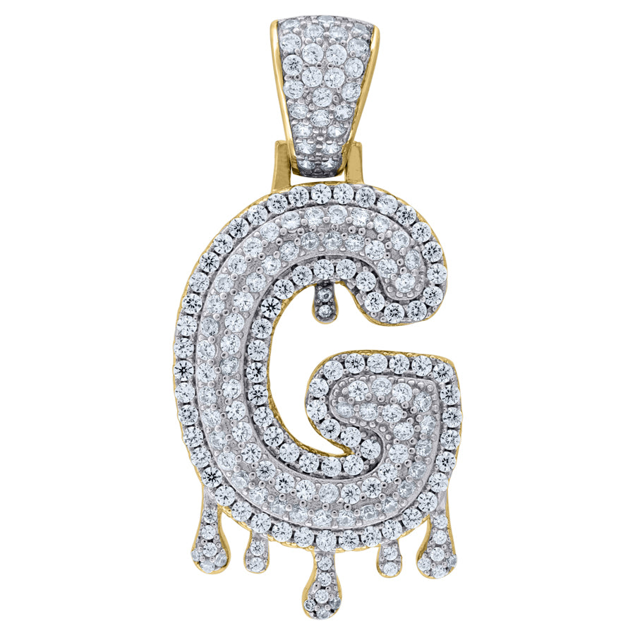 925-Silver Pendant "G" Initial