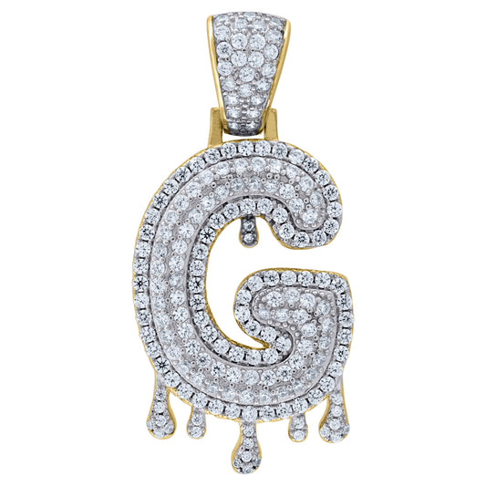 925-Silver Pendant "G" Initial