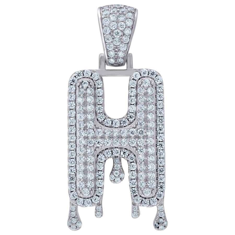 925-Silver Pendant "H" Initial