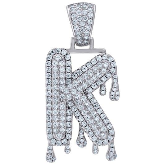 925-Silver Pendant "K" Initial