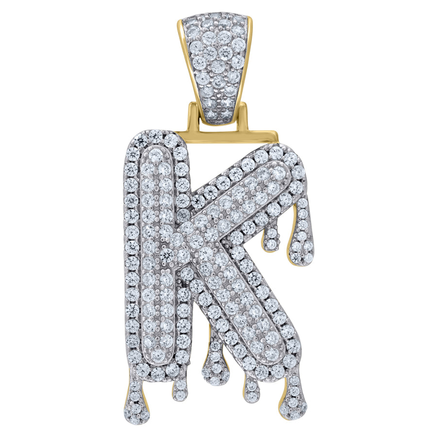 925-Silver Pendant "K" Initial