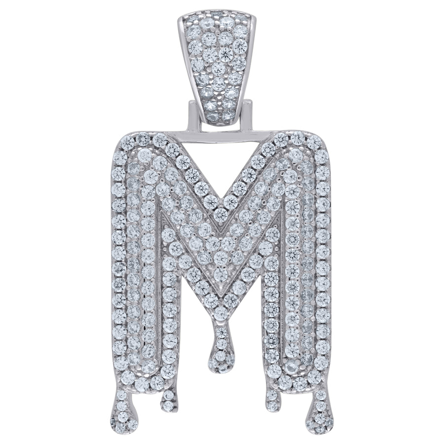 925-Silver Pendant "M" Initial