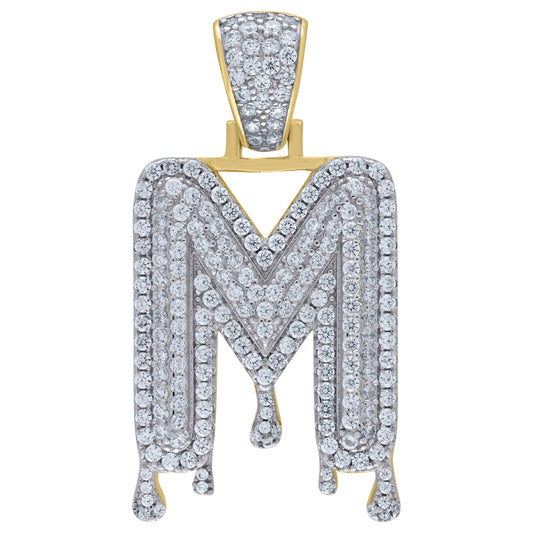 925-Silver Pendant "M" Initial