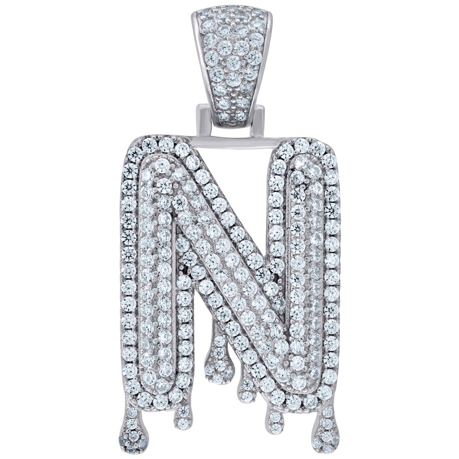 925-Silver Pendant "N" Initial