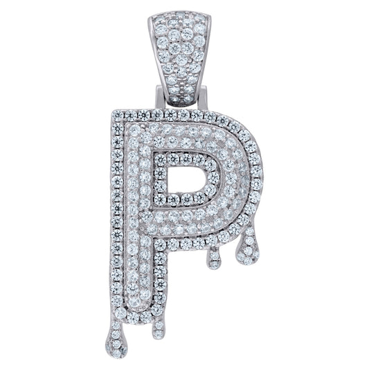925-Silver Pendant "P" Initial