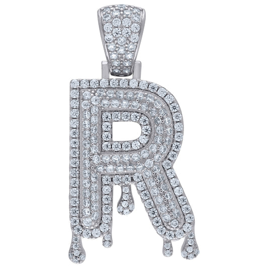 925-Silver Pendant "R" Initial