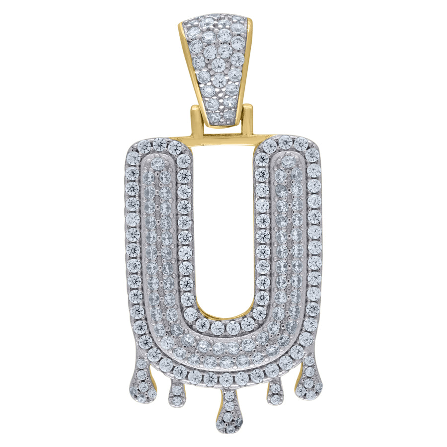 925-Silver Pendant "U" Initial