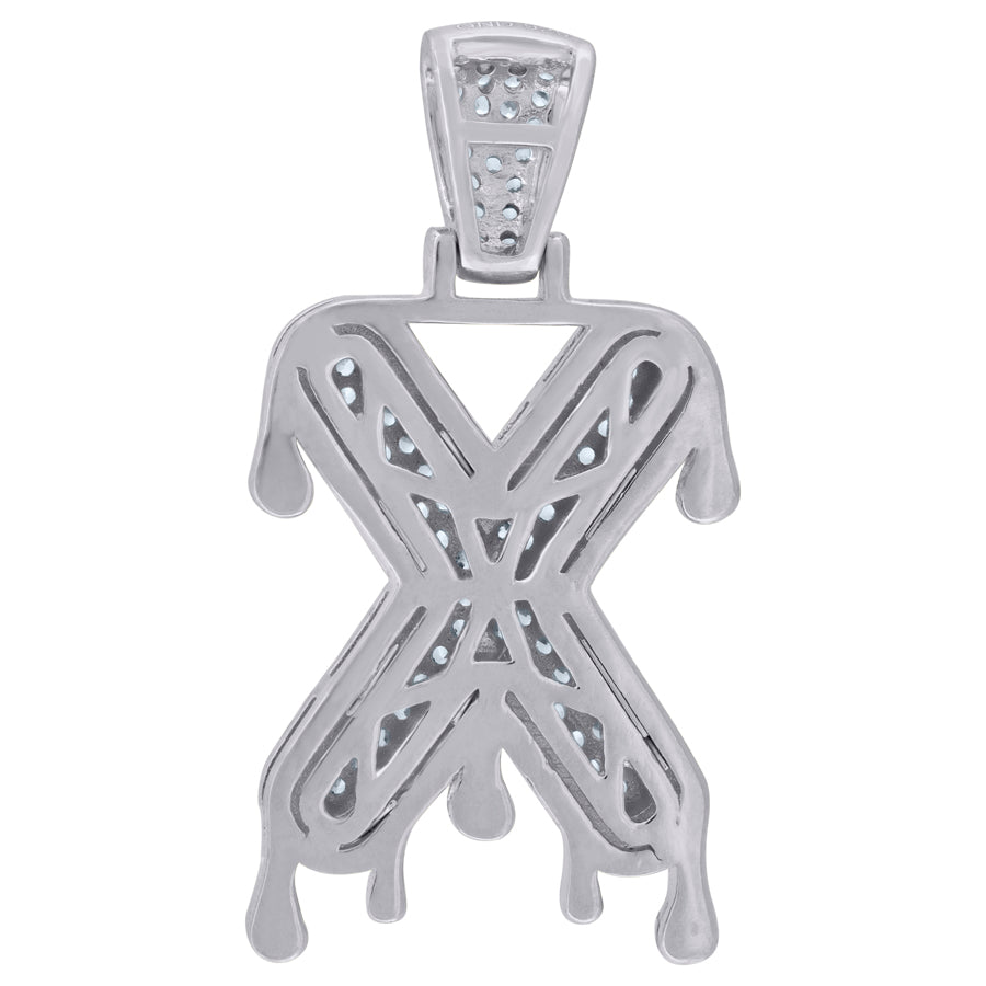 925-Silver Pendant "X" Initial